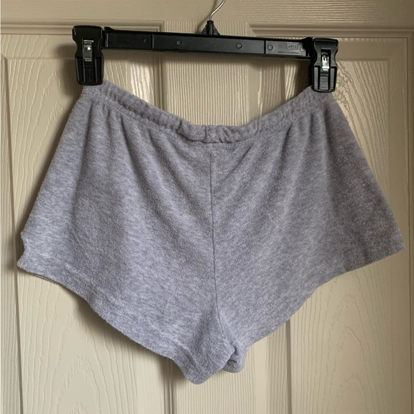GRAY TERRYCLOTH SHORTS - Picture 3 of 4
